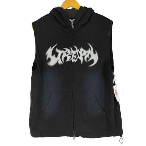 LTR DEPTH ノースリーブジップアップパーカー メンズ